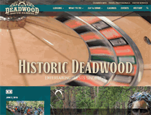Tablet Screenshot of deadwood.com